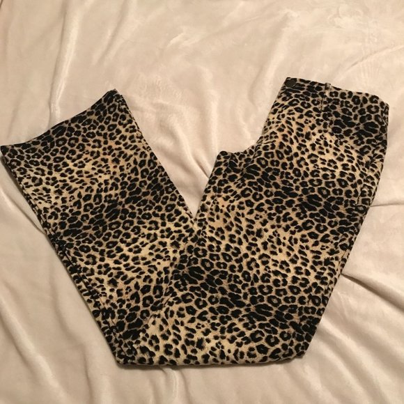 Wet Seal Leopard Print Slacks - Picture 1 of 9
